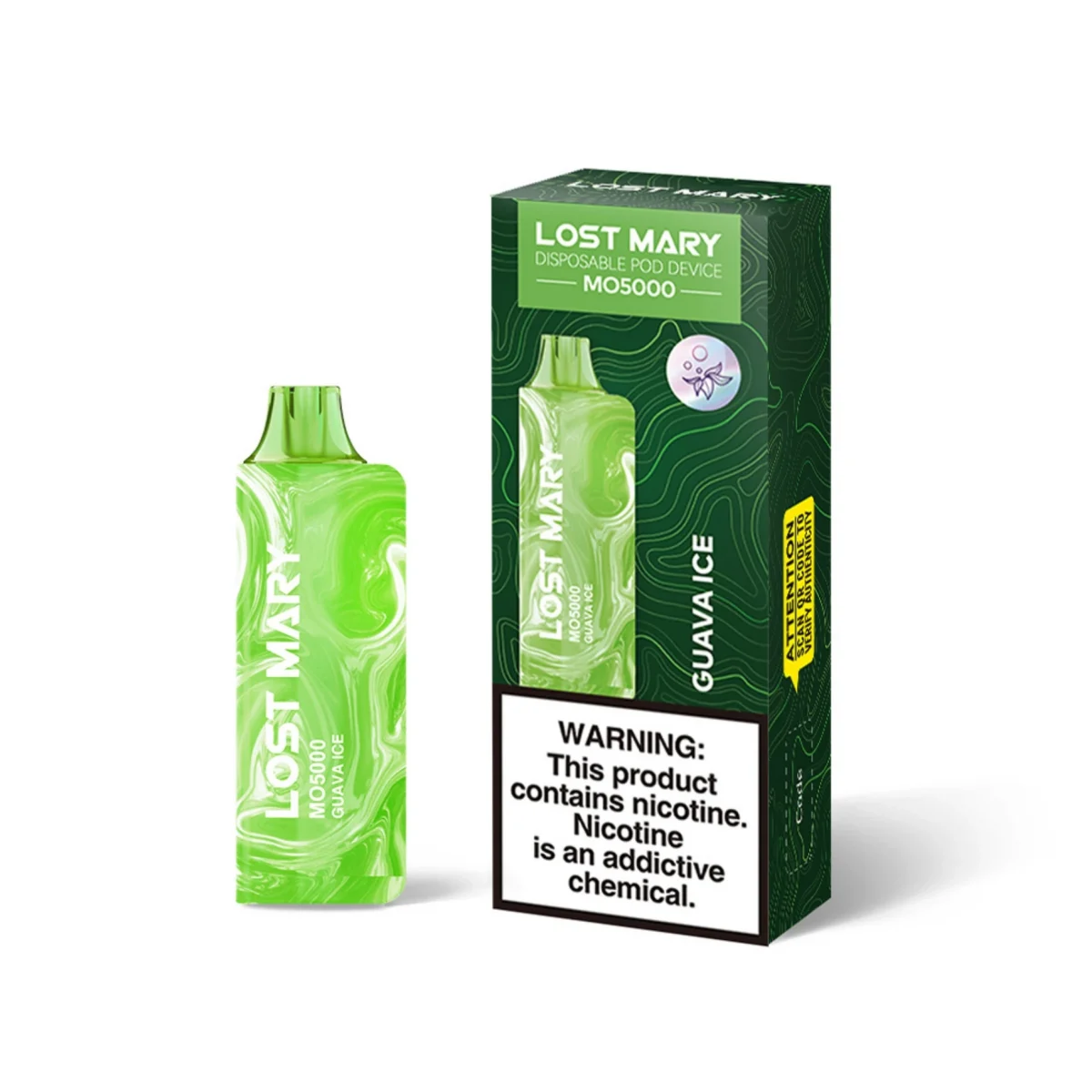 LOST MARY MO5000 GUAVA ICE味(jp-vape.com)