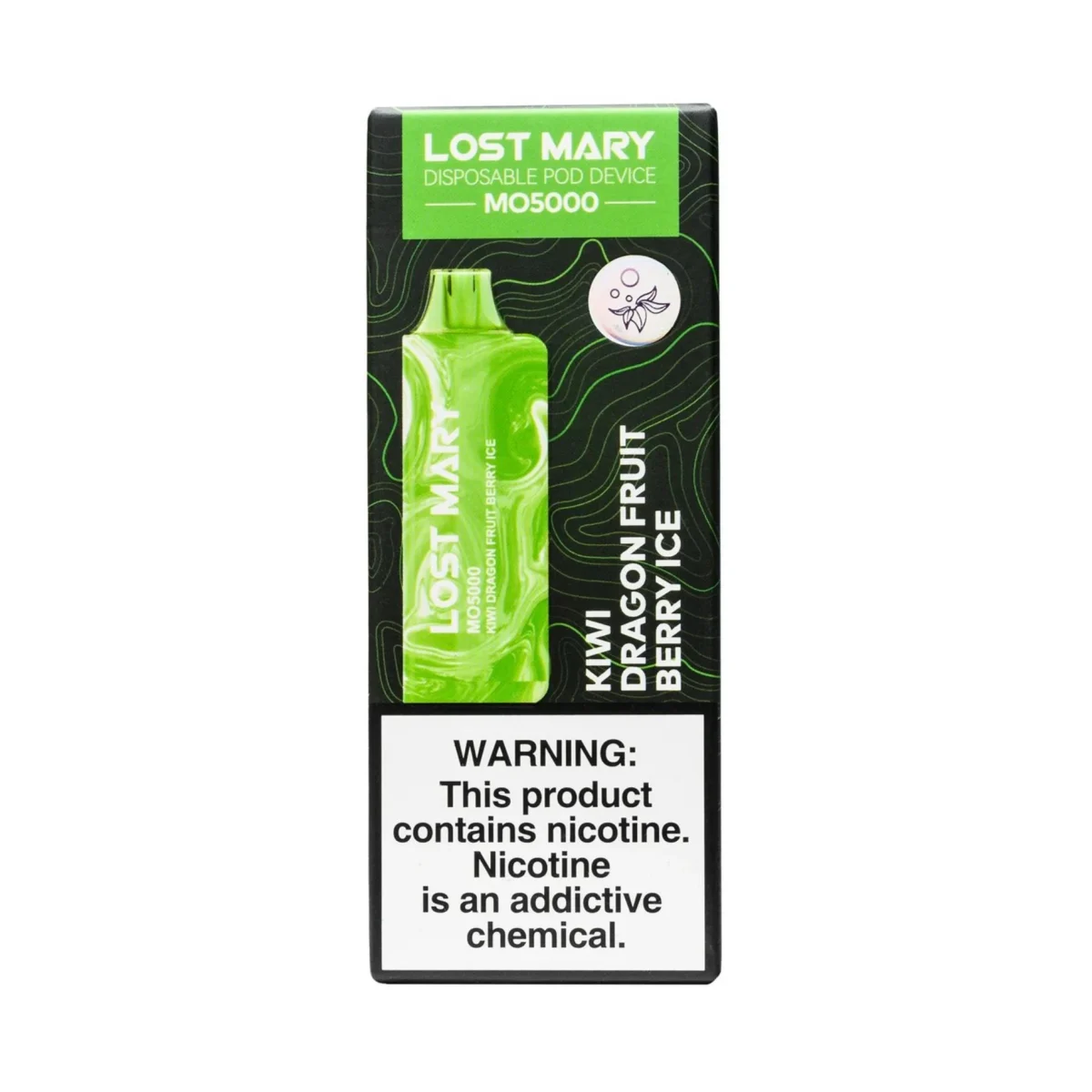 LOST MARY MO5000 KIWI DRAGONFRUIT BERRY ICE味(jp-vape.com)