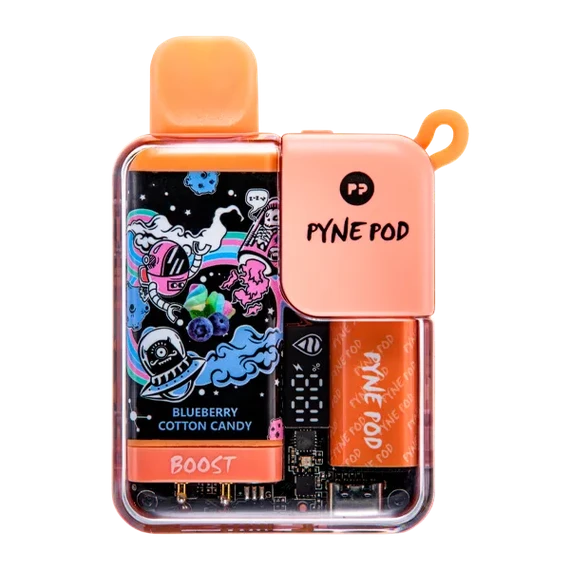 Blueberry Cotton Candy(ブルーベリーコットンキャンディ) Pyne Pod Boost 8500 Puffs(jp-vape.com)