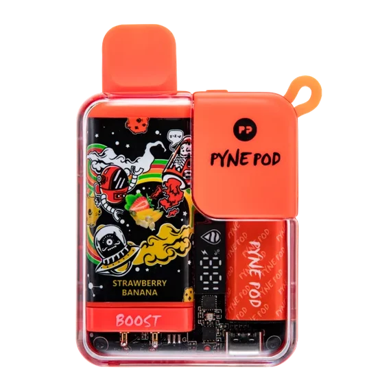 Strawberry Banana(ストロベリーバナナ) Pyne Pod Boost 8500 Puffs(jp-vape.com)