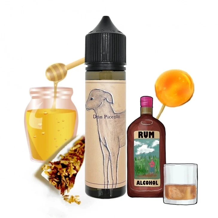 【BaksLiquidLab.】Don Piccolo［60ml］ ジャマイカダークラム × 葉巻 × 鼈甲飴 × 蜂蜜 / 日本(jp-vape.com)