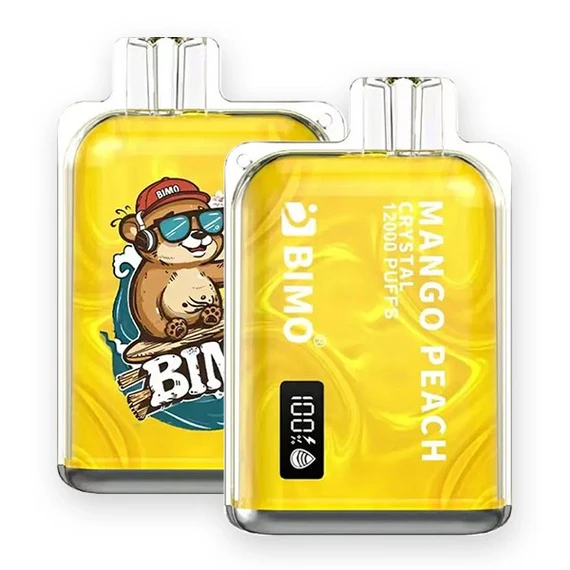 BIMO Crystal 12000 Puffs Mango Peach(jp-vape.com)