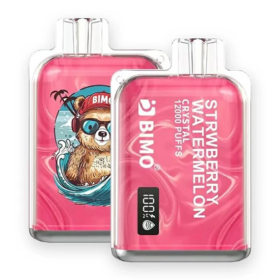 BIMO Crystal 12000 Puffs Strawberry Watermelon(jp-vape.com)