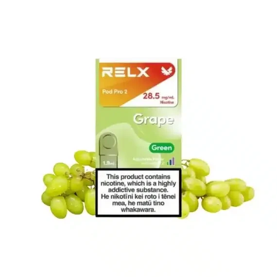 RELX Infinity 2交換用Pod – グリーングレープ(Green Grape)(jp-vape.com)