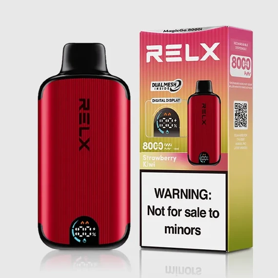 RELX MagicGo 8000 Puffs Strawberry Kiwi(jp-vape.com)