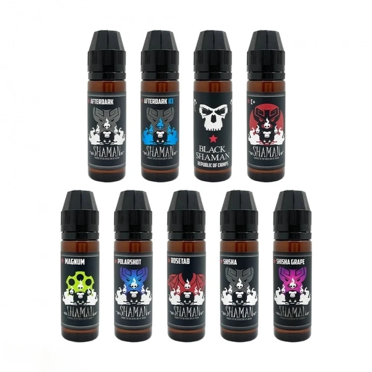 【ROC SHAMAN】全9種［50ml］アニス / フルーツ / タバコ / メンソール(jp-vape.com)