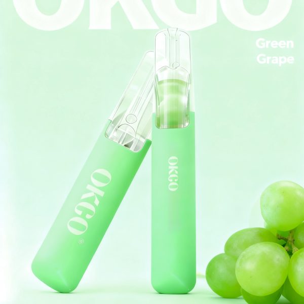 OKGO 6500 Puffs グリーングレープ（Green Grape）