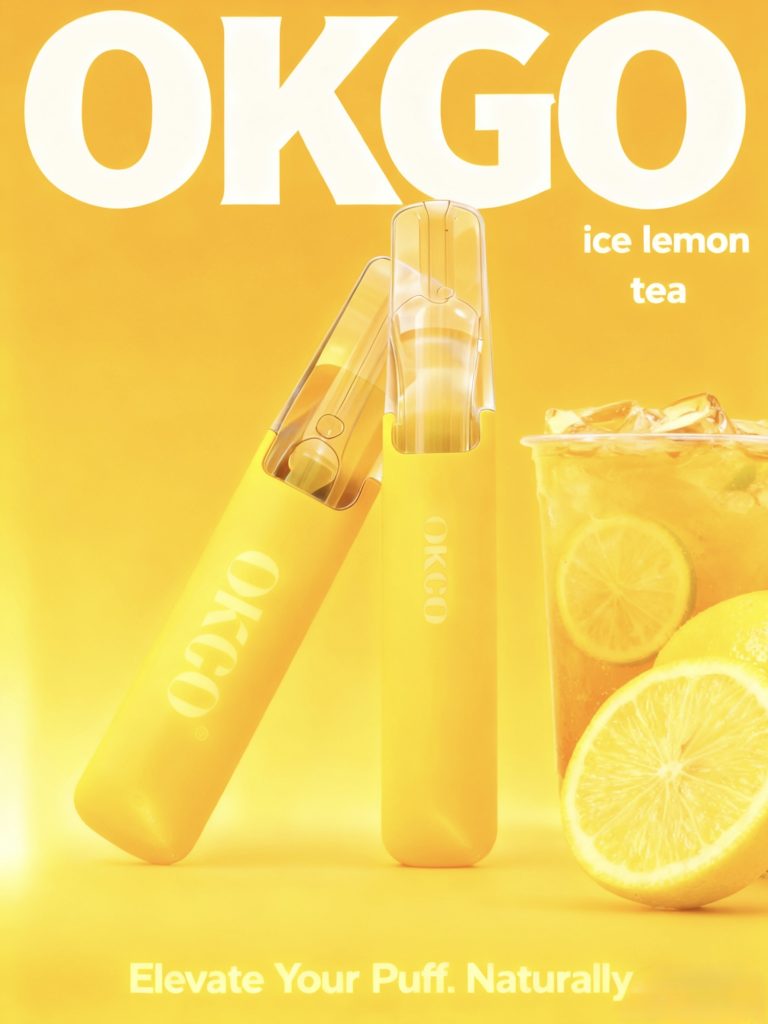 OKGO 6500 Puffs Ice Lemon tea