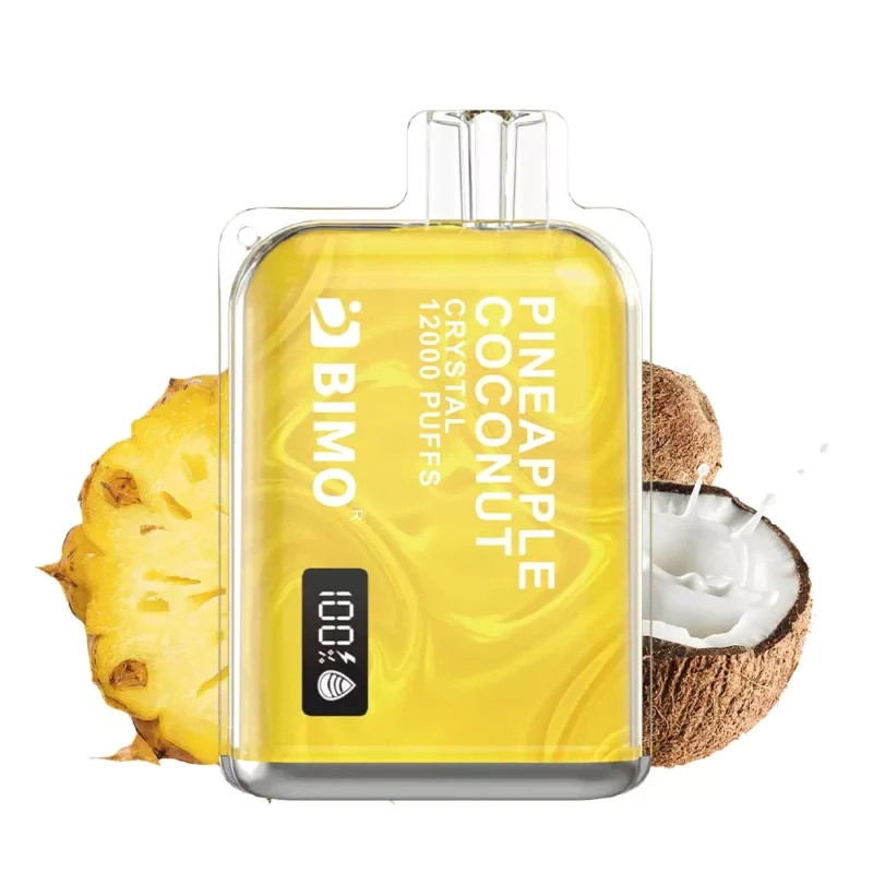 BIMO Crystal 12000 Puffs パイナップルココナッツ(Pineapple Coconut)