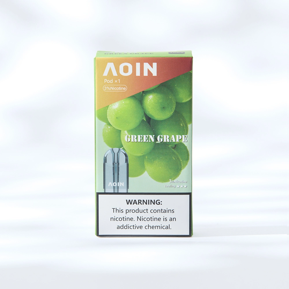 タバコ 有名人おすすめ AOIN Pod グリーングレープ