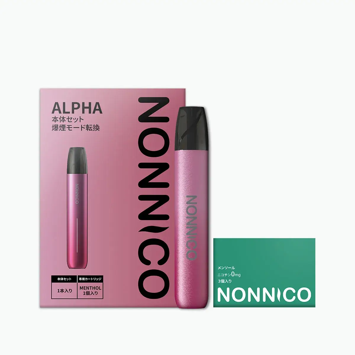 iqos 赤 ランプ代替 NONNICO Alpha PRO グラデーションレッド