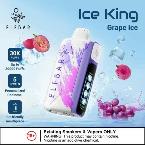 ELF-BAR-ICE-KING-Grape-ice-30k